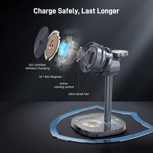 The Ultimate Portable Charging Station for Creative Professionals: Elecdov CE20S 3-in-1 Magnetic Charger for Samsung