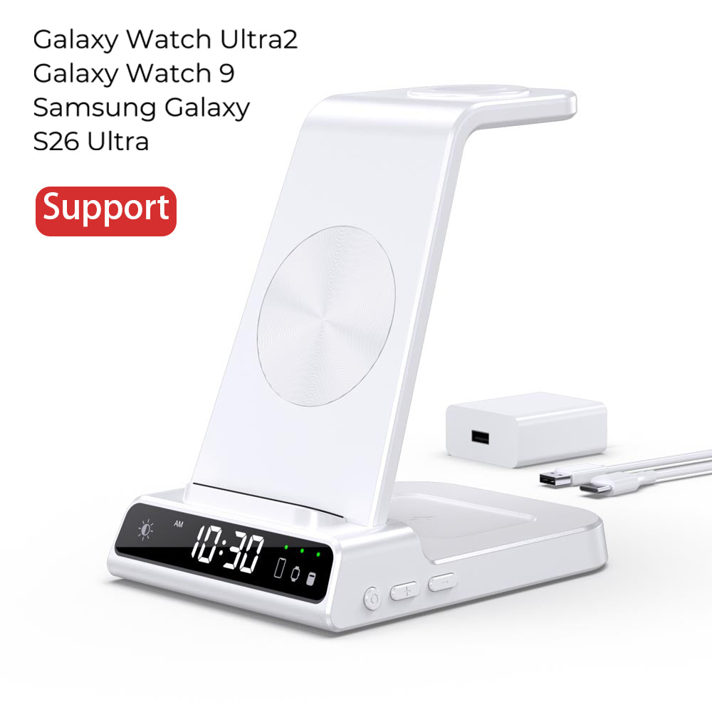 Elecdov C01 3 In 1 Magnetic Charging Station for Samsung,Includes Charger Plug