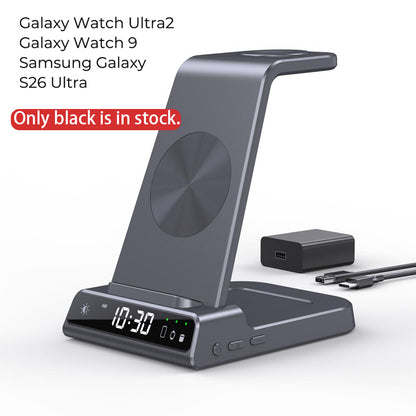 Elecdov C01 3 In 1 Magnetic Charging Station for Samsung,Includes Charger Plug