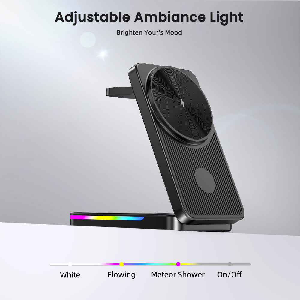 Elecdov CE06S 3-in-1 Wireless Charging adjustable Ambiance Light