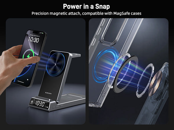 Dual-coil Qi2 wireless charging pad with ultra-strong magnetic attachment