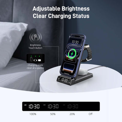 Elecdov CE19A-CF 3 In 1 Magnetic Charging adjustable Brightness Clear Charging Status