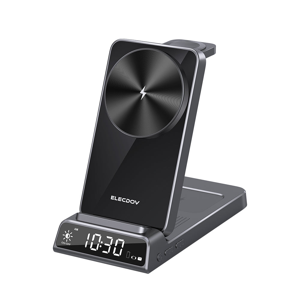Elecdov CE19S 3-in-1 magnetic wireless charging station for Samsung