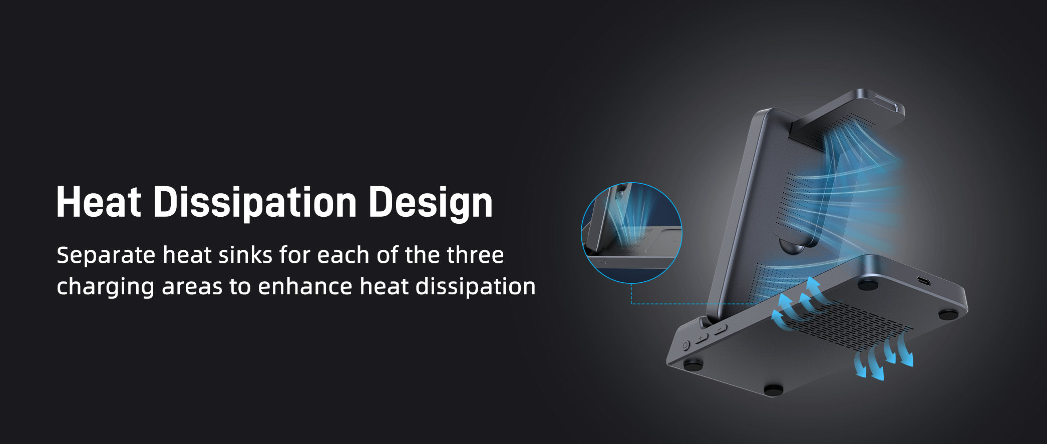 Advanced Charging Station with Heat Dissipation