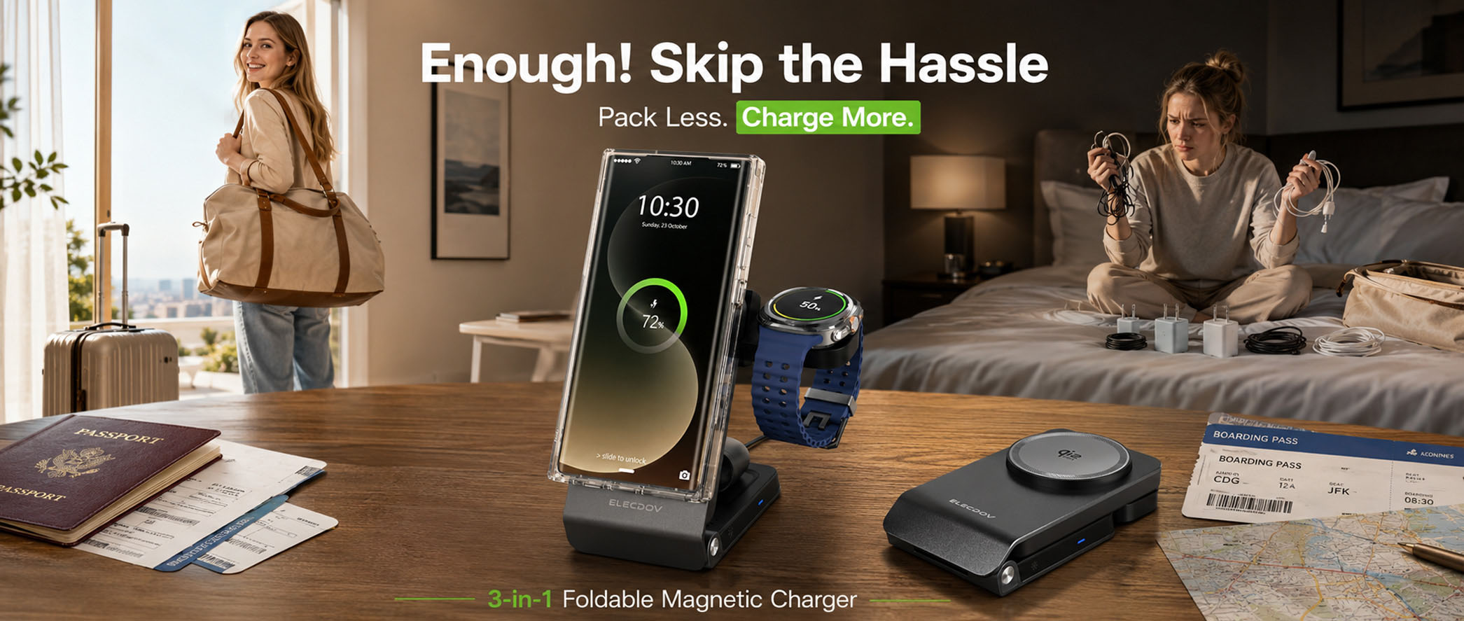 Qi2.2 Certified Wireless Charger