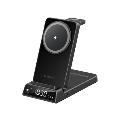 Elecdov CE19A-CF 3 In 1 Magnetic Charging Station for Apple,Includes Charger Plug