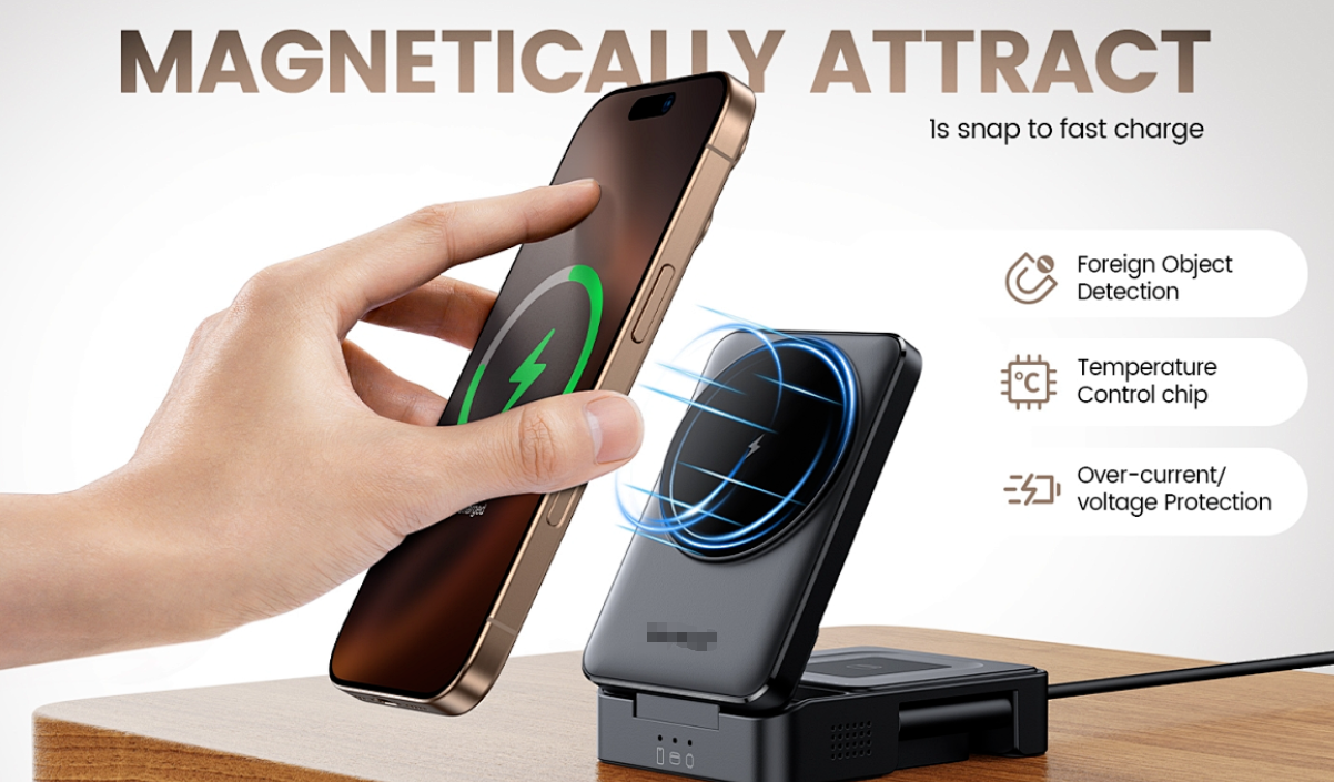 Wireless charging safety with temperature control and over-current protection