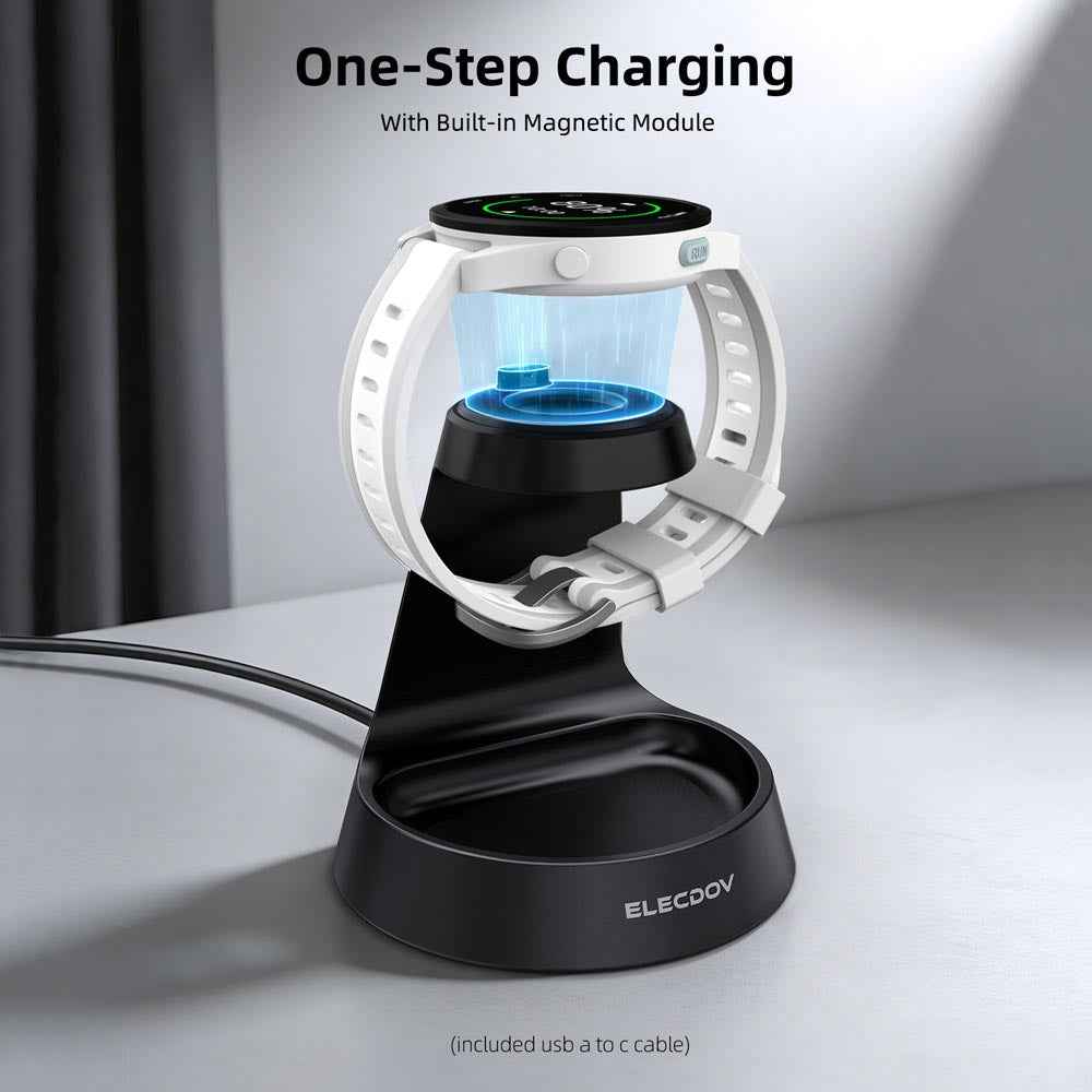 Elecdov WC01J 2 In 1 Magnetic Charging Station Strong magnetic attraction