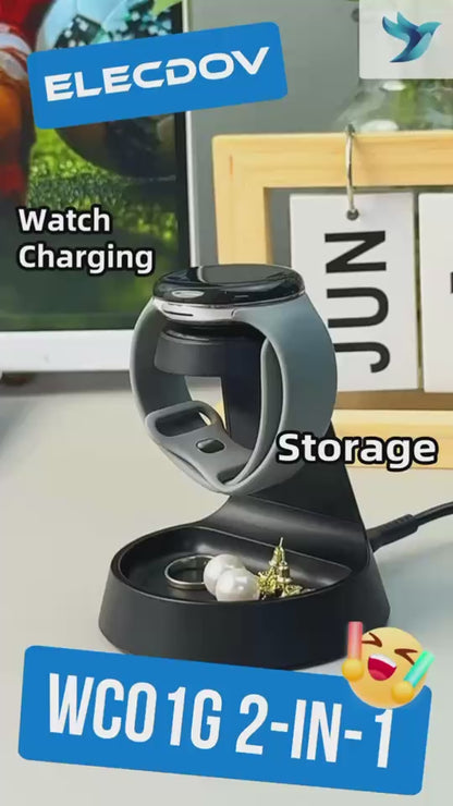Elecdov WC01G 2 In 1 Magnetic Charging Station for Google