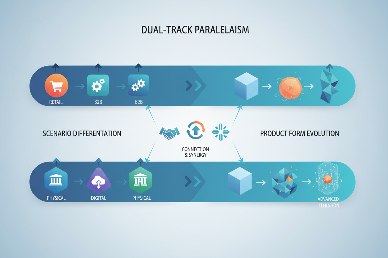Dual-track parallelism framework diagram